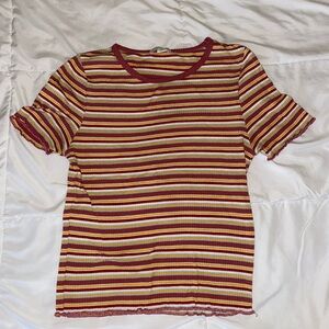 Colorful T shirt, Size M, fair condition